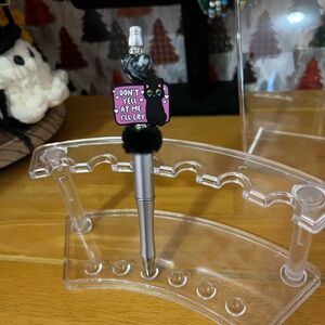 ✨New✨ Hand Beaded Pen 🐈‍⬛